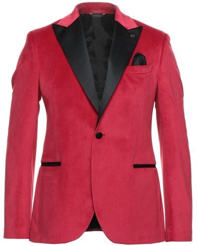 Manuel Ritz Suit Jacket - Red