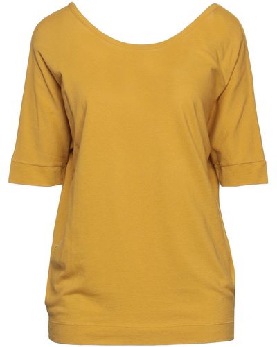 Zanone Ocher T-Shirt Cotton - Yellow