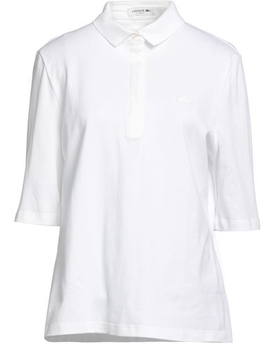 White Lacoste Shirts for Women | Lyst