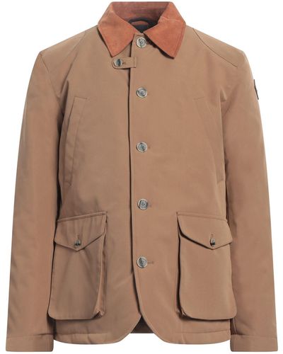 Husky Overcoat & Trench Coat - Brown