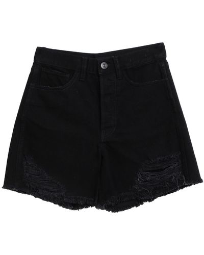 3x1 Denim Shorts - Black