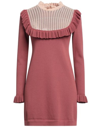 Elisabetta Franchi Mini Dress - Red