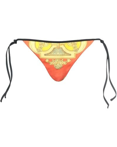 Versace Braguita y slip de bikini - Amarillo