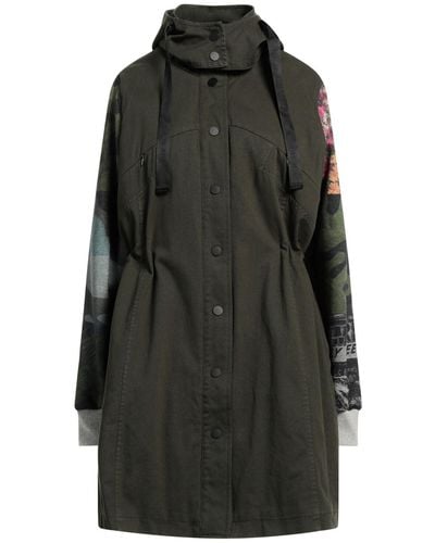 Desigual Overcoat & Trench Coat - Black