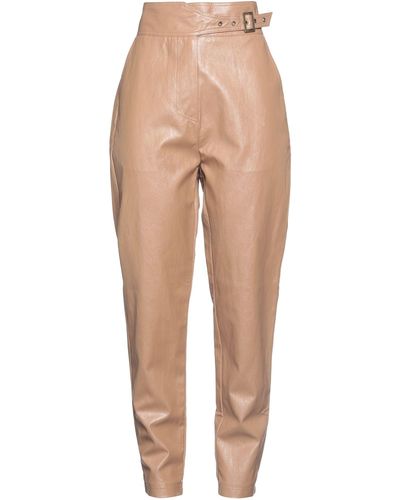 Twin Set Trouser - Natural