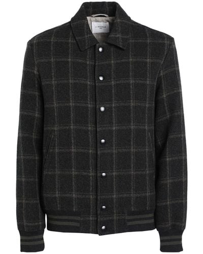 Circolo 1901 Dark Jacket Virgin Wool, Cashmere - Black