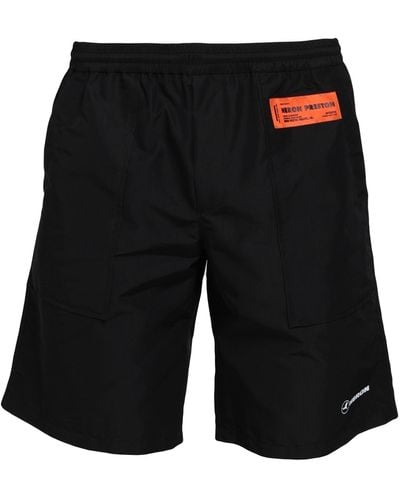 Heron Preston Beach Shorts And Pants - Black