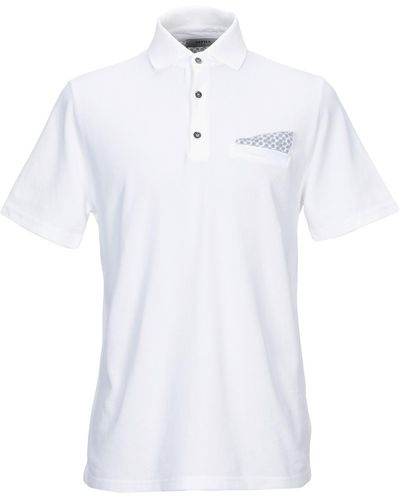 Alpha Studio Polo Shirt - White