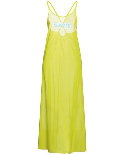 Ganni Maxi Dress - Yellow