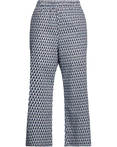 Gran Sasso Pantaloni Cropped - Blu