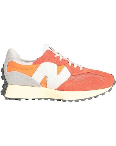 New Balance 327 Tomato Trainers Leather, Textile Fibres - Pink