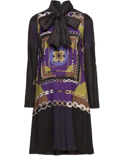 Maliparmi Short Dress - Purple