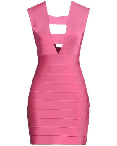 Hervé Léger Mini Dress - Pink