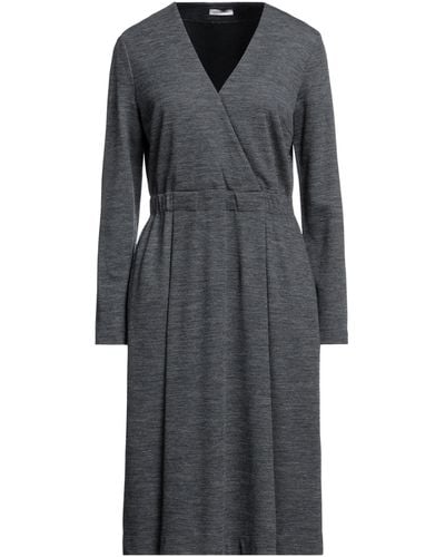 Cappellini By Peserico Midi Dress - Grey