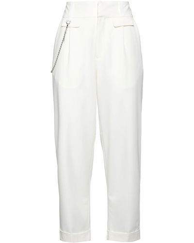 High Trouser - White