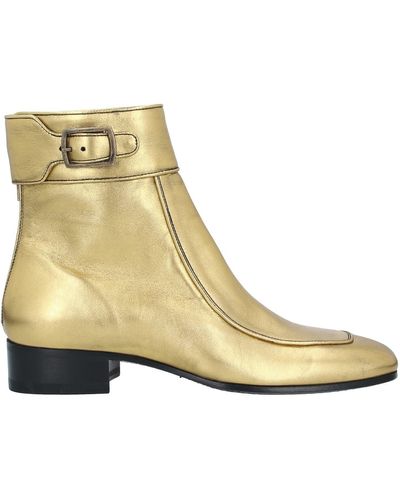 Saint Laurent Ankle Boots - Metallic
