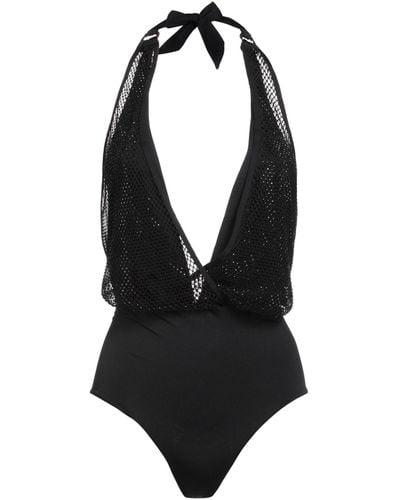Twin Set One-piece Swimsuit - Black