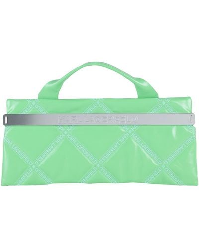 Karl Lagerfeld K/kross Quilted Top-handle Bag - Green