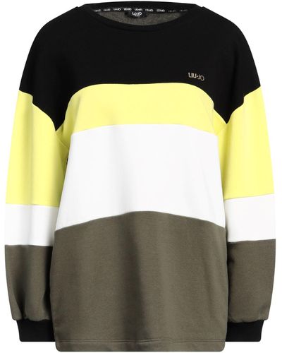 Liu Jo Sweatshirt Cotton, Polyester, Elastane - Grey