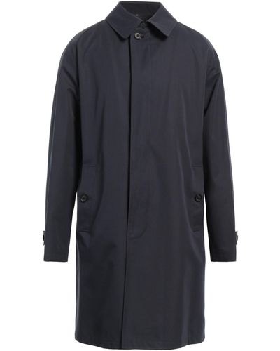 Sealup Midnight Overcoat & Trench Coat Cotton - Blue