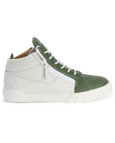 Giuseppe Zanotti Zapatillas altas con cremallera - Verde