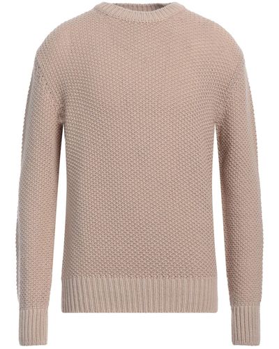 Bruno Manetti Sweater Wool, Cashmere - Natural