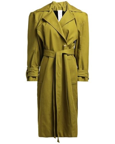 AZ FACTORY Overcoat & Trench Coat - Yellow