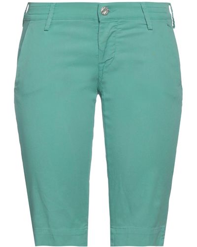 Jacob Coh?n Light Shorts & Bermuda Shorts Cotton, Lyocell, Elastane - Green