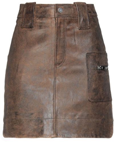 Ganni Mini Skirt - Brown