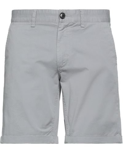 Sun 68 palm-tree embroidered Bermuda shorts - White