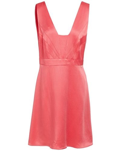 Liu Jo Mini Dress Viscose, Acetate - Pink
