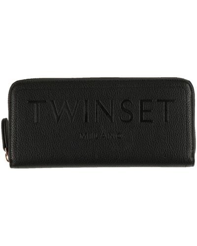 Twin Set Wallet - Black