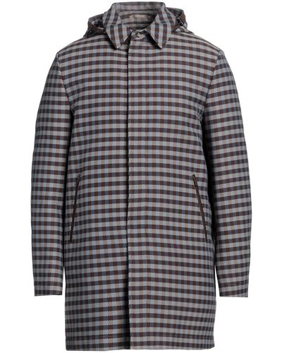 Paoloni Overcoat & Trench Coat - Grey