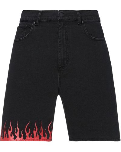 Vision Of Super Denim Shorts Cotton, Elastane - Black