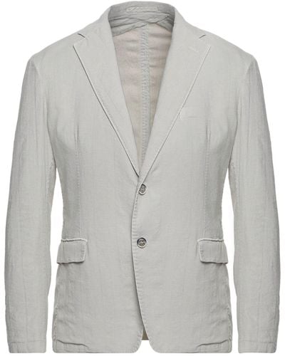 Havana & Co. Blazer Cotton, Linen - Grey