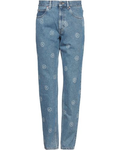Martine Rose Pantaloni Jeans - Blu