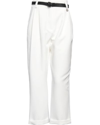 Berna Cropped Pants - White
