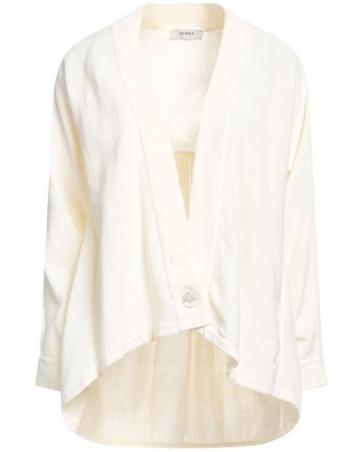 Alpha Studio Cardigan - White