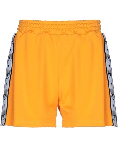 Chiara Ferragni Shorts & Bermuda Shorts Polyester - Orange