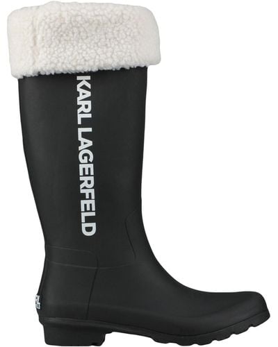 Karl Lagerfeld Knee Boots - Black
