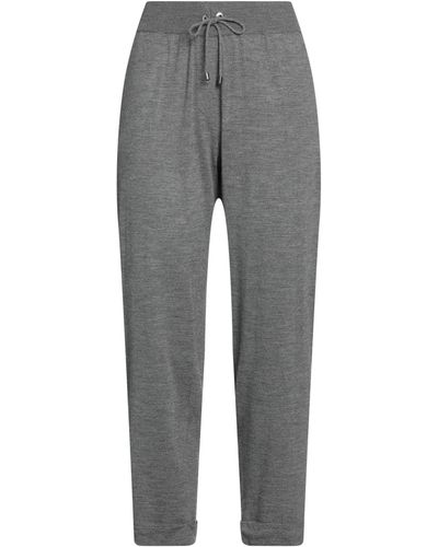 Brunello Cucinelli Gray Wool Casual Pants