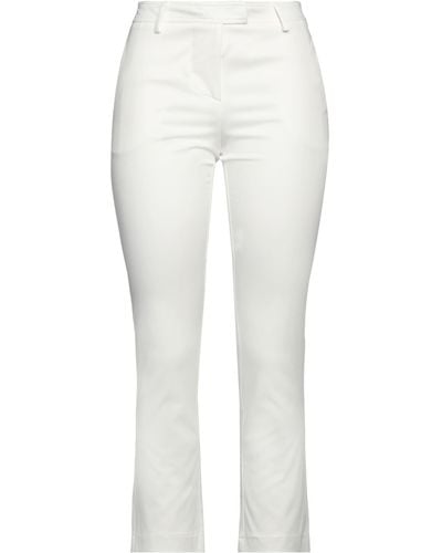 RUE DU BAC Trousers Cotton, Elastane - White