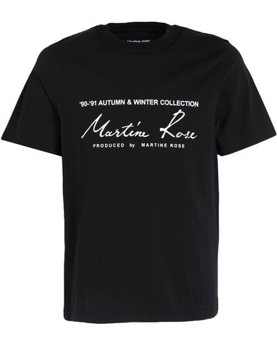 Martine Rose T-shirts - Schwarz