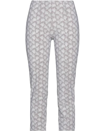 Seductive Cropped Trousers - Grey