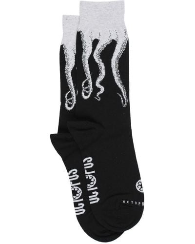 Octopus Socks & Hosiery - Black