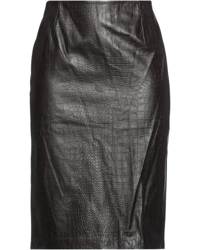 Les Copains Midi Skirt - Black