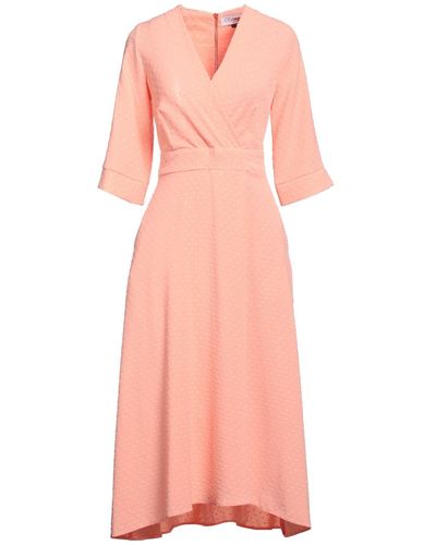 Closet Midi Dress - Pink
