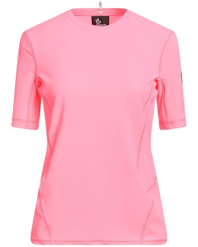 3 MONCLER GRENOBLE T-shirts - Pink