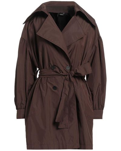 Carla G Manteau long et trench - Marron