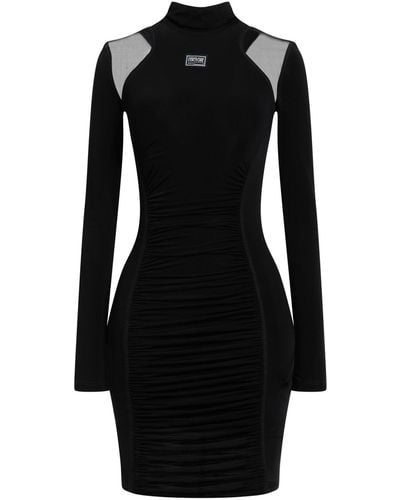 Versace Mini Dress Viscose, Elastane, Polyamide - Black